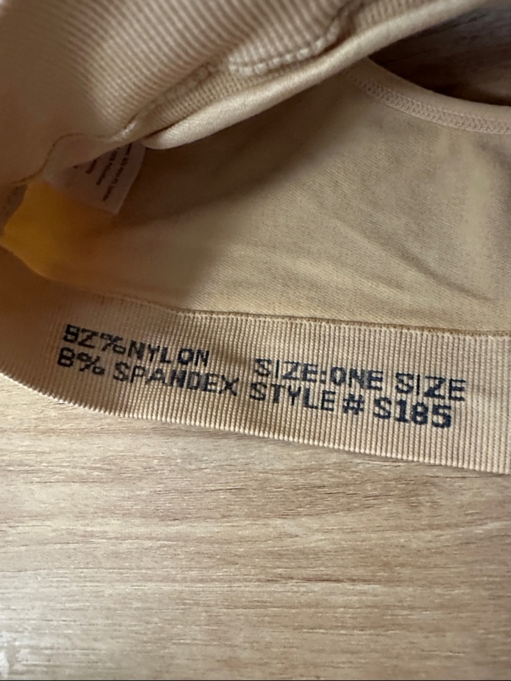NEW Strap-Its Nude Bra Padded Wire Free With Green Red Straps - Picture 3 of 5